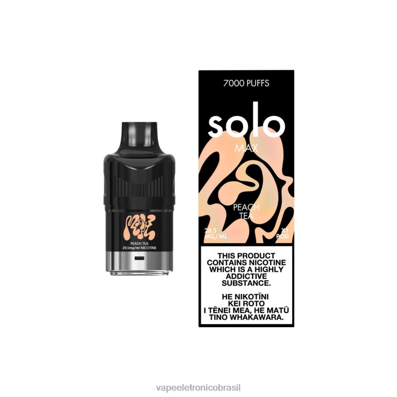 Solo MAX vagem chá de pêssego TXZT879 - Vape Descartavel