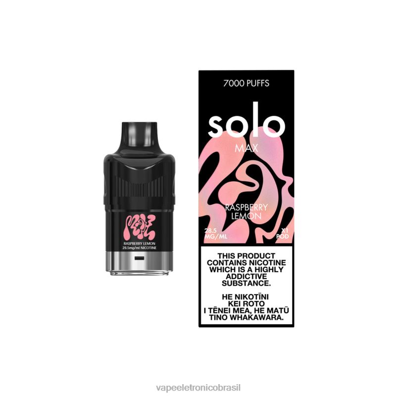 Solo MAX vagem limão framboesa TXZT876 - Vape Recarregável