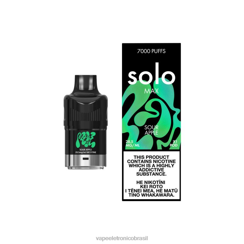 Solo MAX vagem maçã azeda TXZT880 - Vape Sem Nicotina