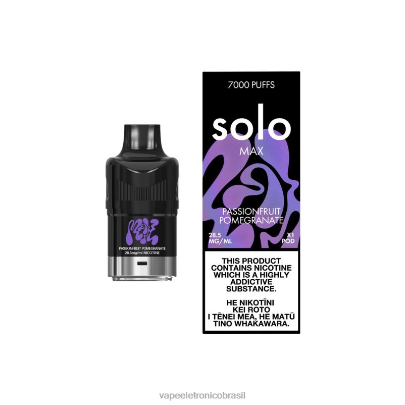 Solo MAX vagem romã de maracujá TXZT889 - Vape Descartavel