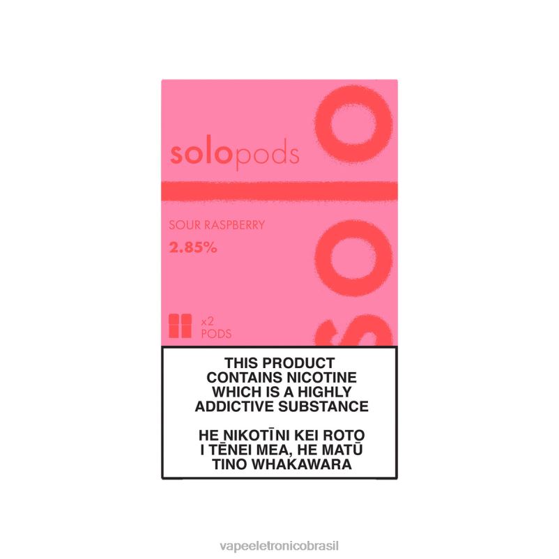 Solo cápsula de reposição pacote com 2 framboesa azeda TXZT859 - Vape Descartavel