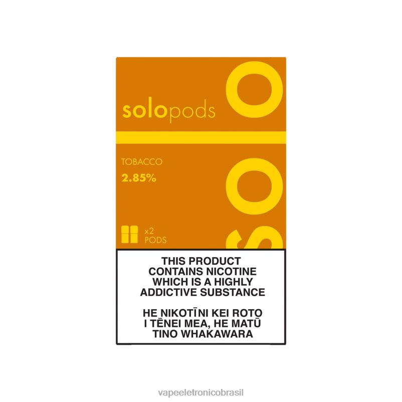 Solo cápsula de reposição pacote com 2 tabaco TXZT850 - Vape Sem Nicotina