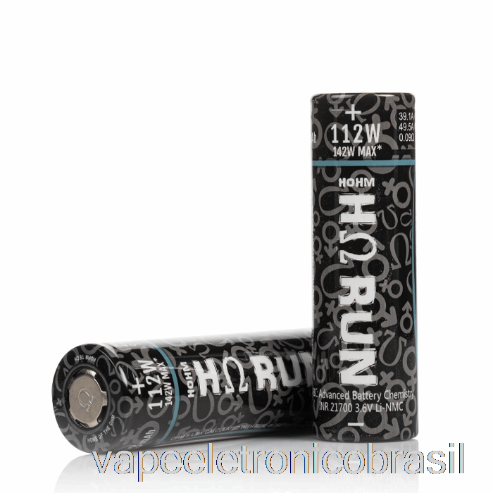 Vape Vaporesso Hohm Tech Run 21700 3023mah 39.1a Bateria Duas Baterias