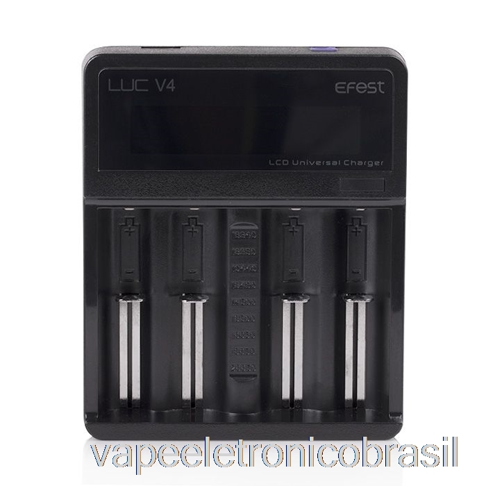 Vape Eletrônico Efest Luc V4 Carregador Lcd