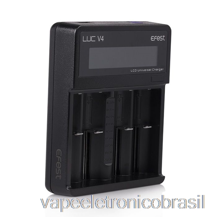 Vape Eletrônico Efest Luc V4 Carregador Lcd
