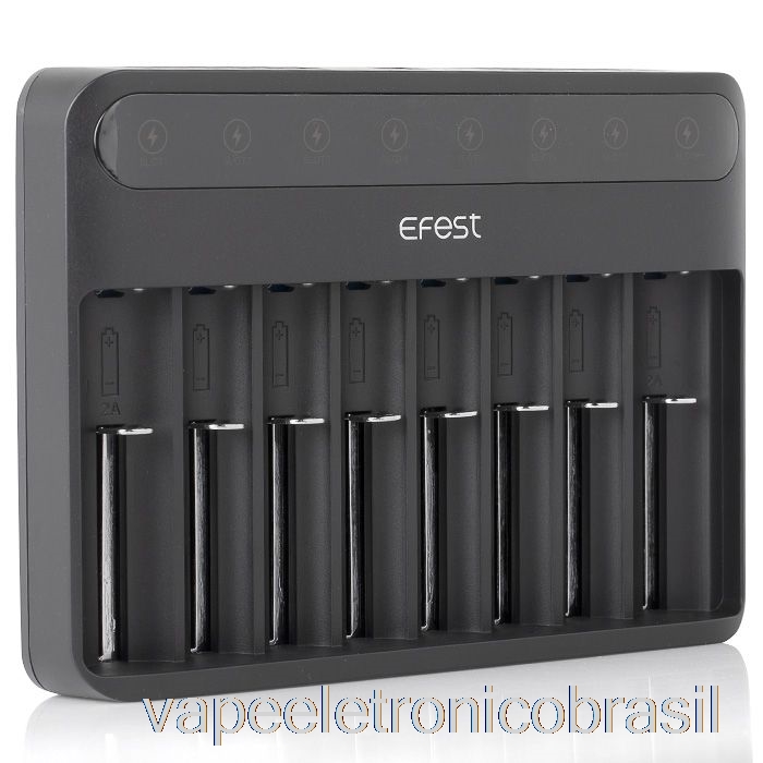 Vape Vaporesso Efest Exuberante Carregador De Bateria Inteligente Q8 8 Bay