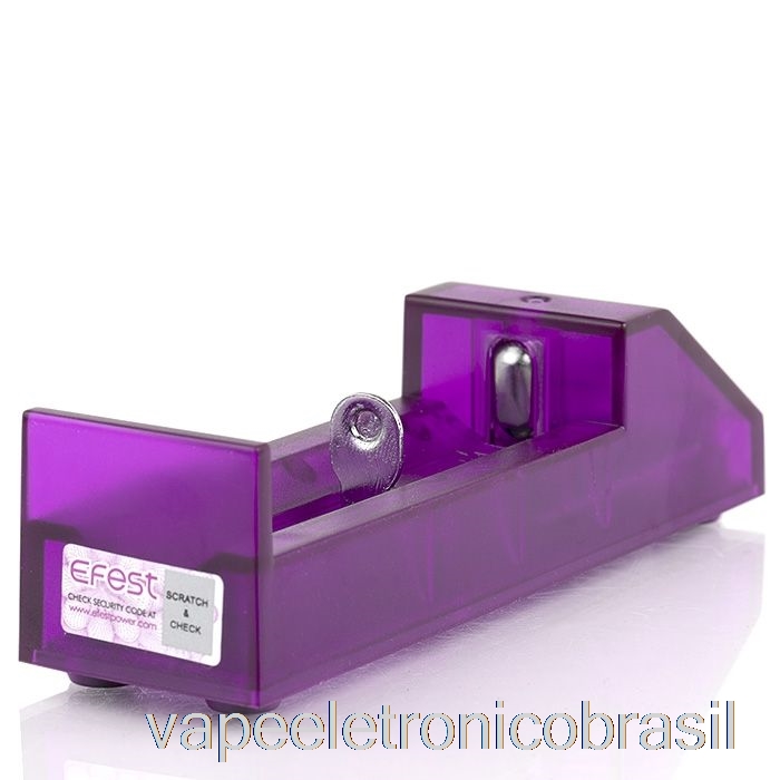 Vape Recarregável Efest Pro C1 Carregador De Bateria Inteligente De 1 Compartimento