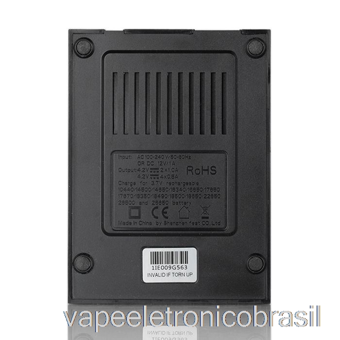 Vape Recarregável Efest Pro C4 Carregador De Bateria Inteligente De 4 Baias