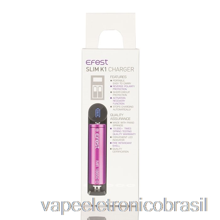 Vape Vaporesso Efest Slim K1 Carregador De Bateria De Slot único