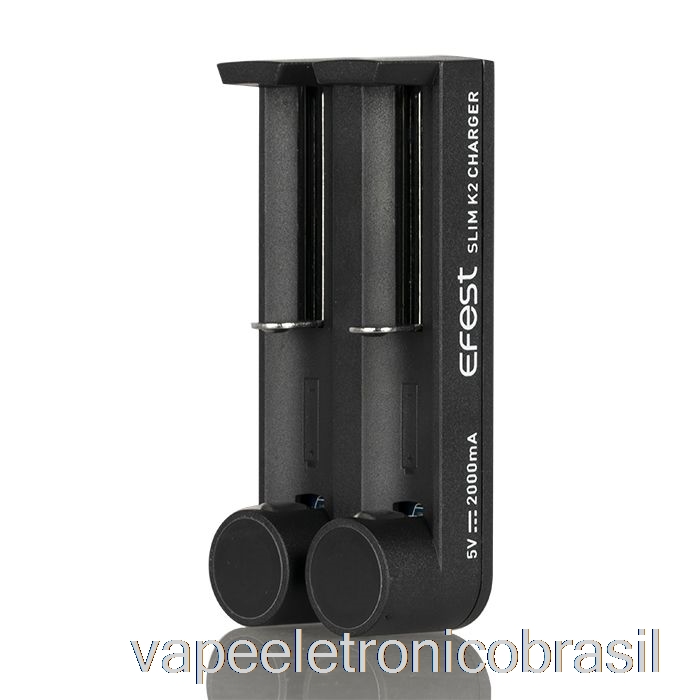 Vape Eletrônico Efest Slim K2 Carregador De Bateria De Dois Slots