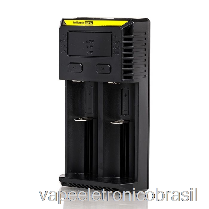 Carregador De Bateria Vape Eletrônico Nitecore I2 (2 Baias)