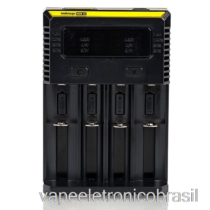 Vape Eletrônico Nitecore I4 Carregador De Bateria V2 (4 Baias)