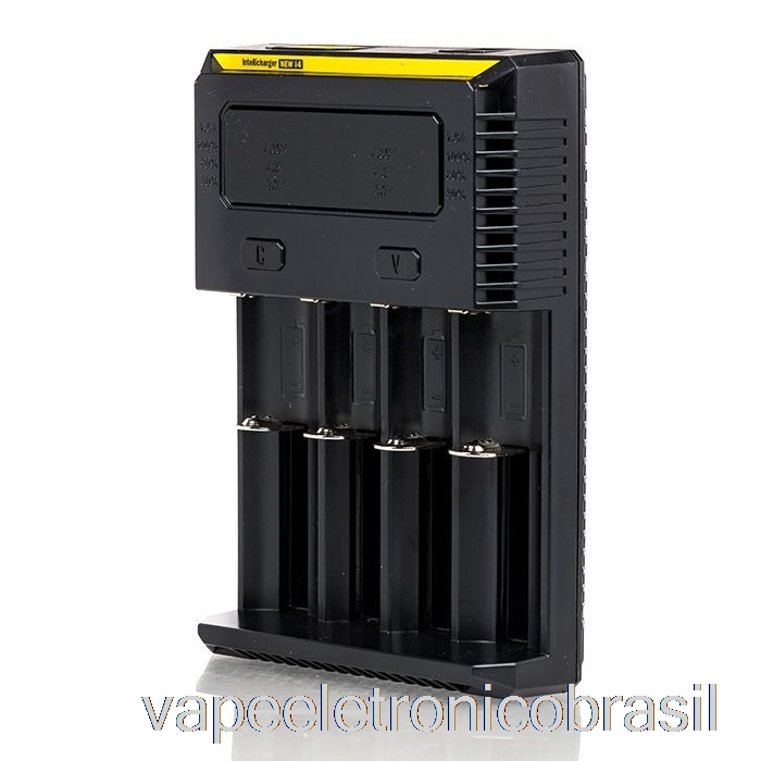 Vape Eletrônico Nitecore I4 Carregador De Bateria V2 (4 Baias)