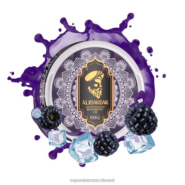 Alibarbar bolsas de nicotina gelo de melancia de morango 6BR2893 - Vape Eletronico