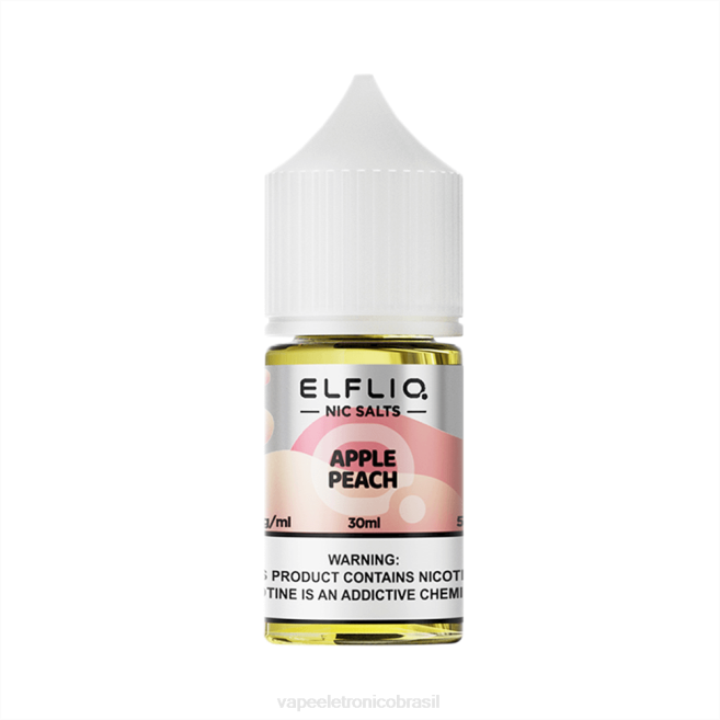 ELFBAR ELFLIQ Nic Salt 30ml Apple Peach 224B7 Vape Vaporesso