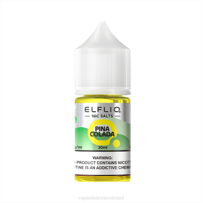 ELFBAR ELFLIQ Nic Salt 30ml Pina Colada 224B23 Vape Eletronico