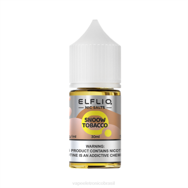 ELFBAR ELFLIQ Nic Salt 30ml Snoow Tobacco 224B27 Vape Vaporesso