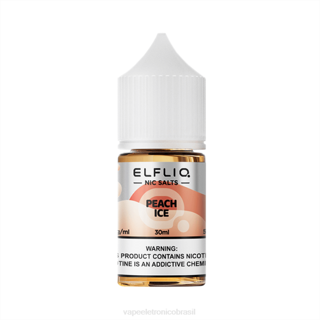 ELFBAR ELFLIQ Nic Salt 30ml gelo de pêssego 224B22 Vape Vaporesso