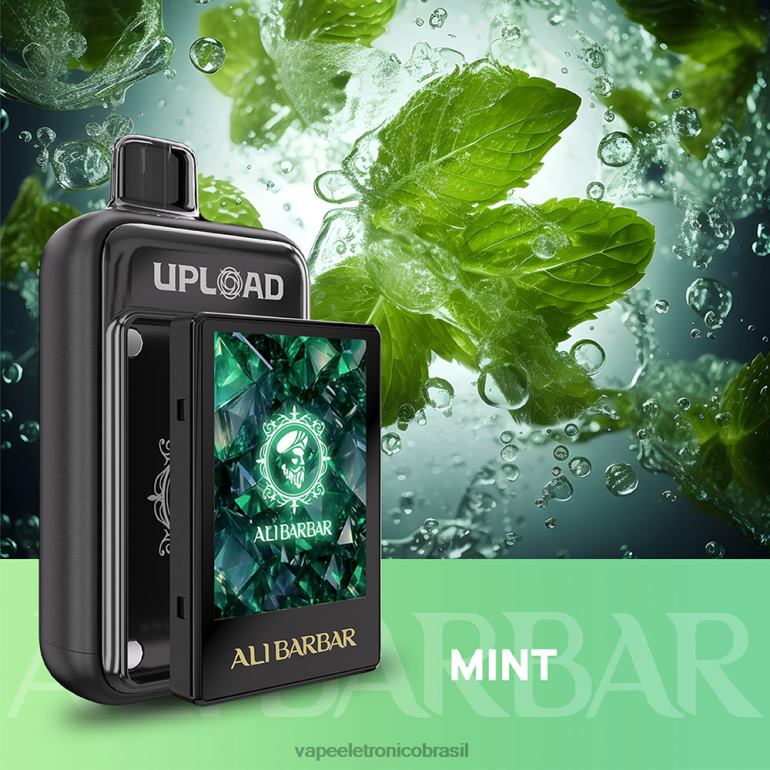 Alibarbar carregar hortelã 6X0X0117 - Vape Descartavel