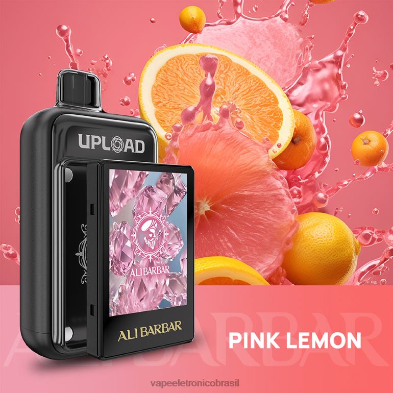 Alibarbar carregar limão rosa 6X0X0118 - Vape Sem Nicotina