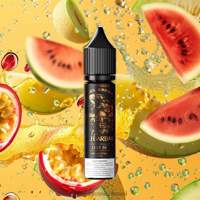 Alibarbar doca de ônix para narguilé amor 66 6X0X0109 - Vape Recarregável