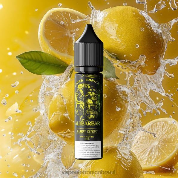 Alibarbar ônix para narguilé limão cítrico 6BR28108 - Vape Eletronico