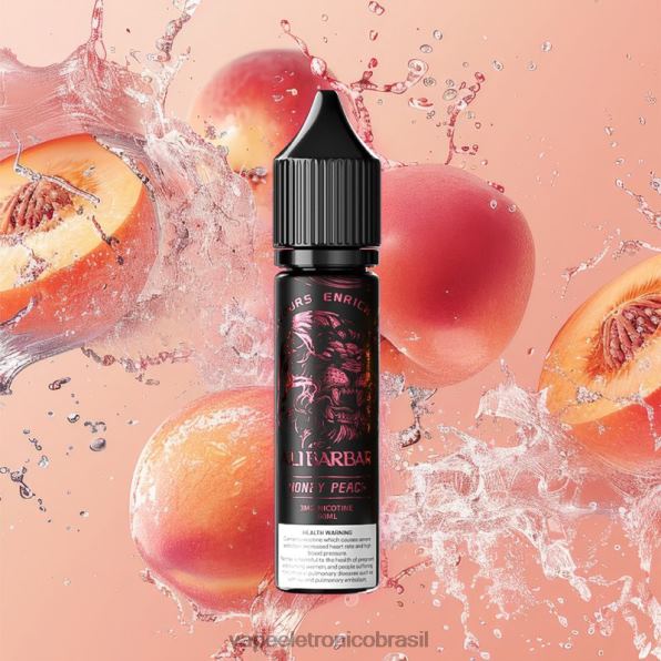 Alibarbar ônix para narguilé mel pêssego 6BR28106 - Vape Recarregável