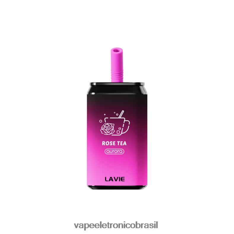 LAVIE Aurora 11.000 baforadas chá de rosa 4DFH2148 - Vape Eletronico
