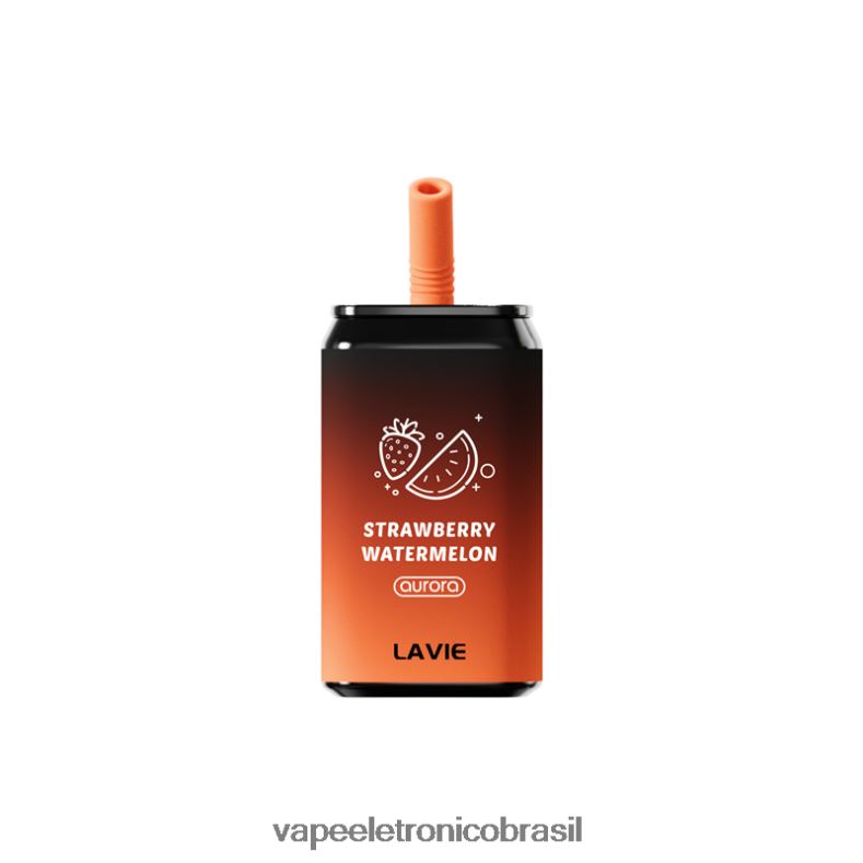 LAVIE Aurora 11.000 baforadas melancia morango 4DFH2146 - Vape Recarregável