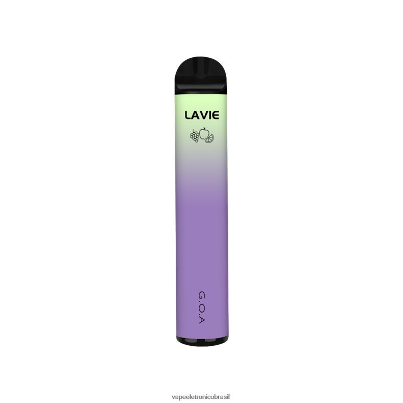 LAVIE BAR 1600 baforadas uva laranja maçã 4DFH2306 - Vape Recarregável