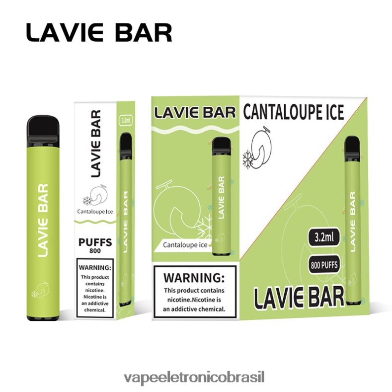 LAVIE BAR 800 baforadas gelo de melão 4DFH2317 - Vape Vaporesso