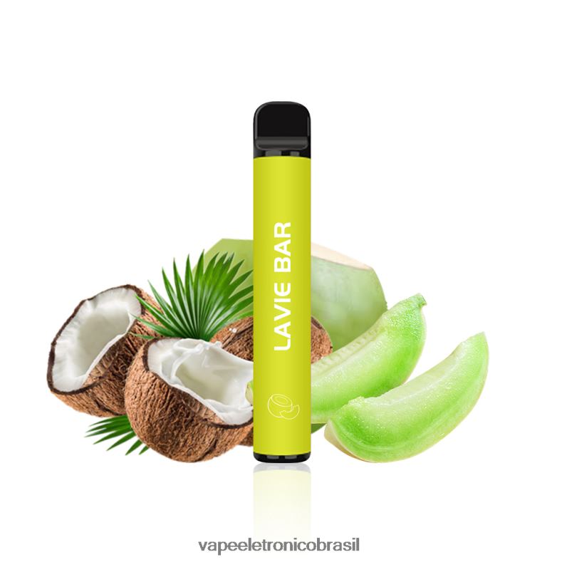 LAVIE BAR Versão 2% 800 baforadas melão coco 4DFH2324 - Vape Descartavel