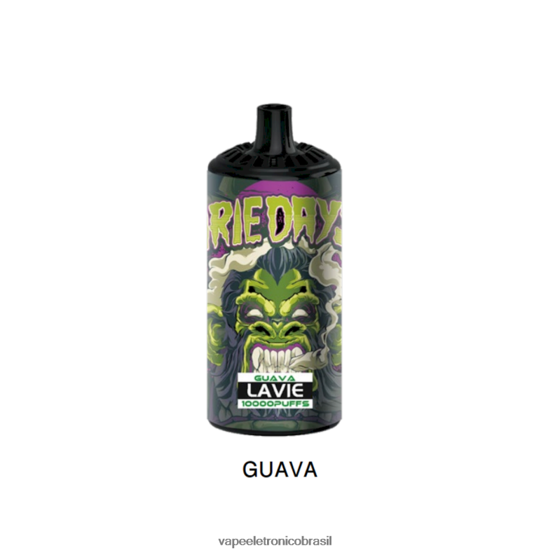 LAVIE BEAST 10.000 baforadas goiaba 4DFH2368 - Vape Eletronico