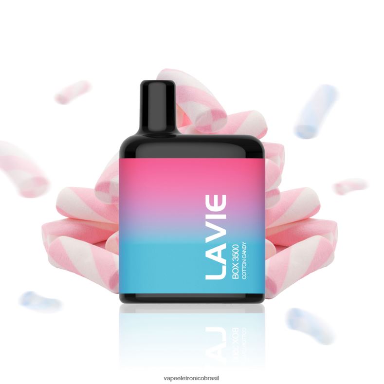 LAVIE BOX 3500 baforadas algodão doce 4DFH2210 - Vape Sem Nicotina
