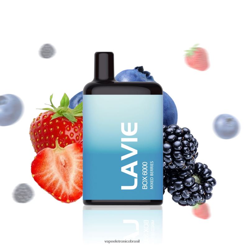 LAVIE BOX 6.000 baforadas frutas misturadas 4DFH2203 - Vape Eletronico