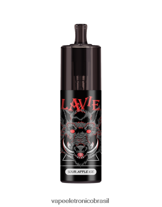 LAVIE COLOUR BAR Controle de fluxo de ar de 10.000 baforadas gelo de maçã azeda 4DFH2329 - Vape Descartavel