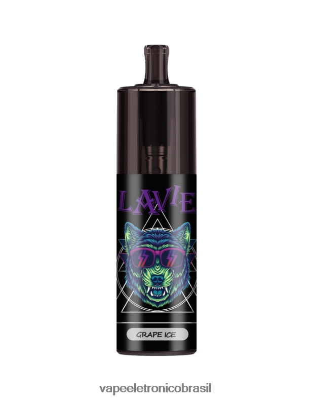 LAVIE COLOUR BAR Controle de fluxo de ar de 10.000 baforadas gelo de uva 4DFH2331 - Vape Recarregável