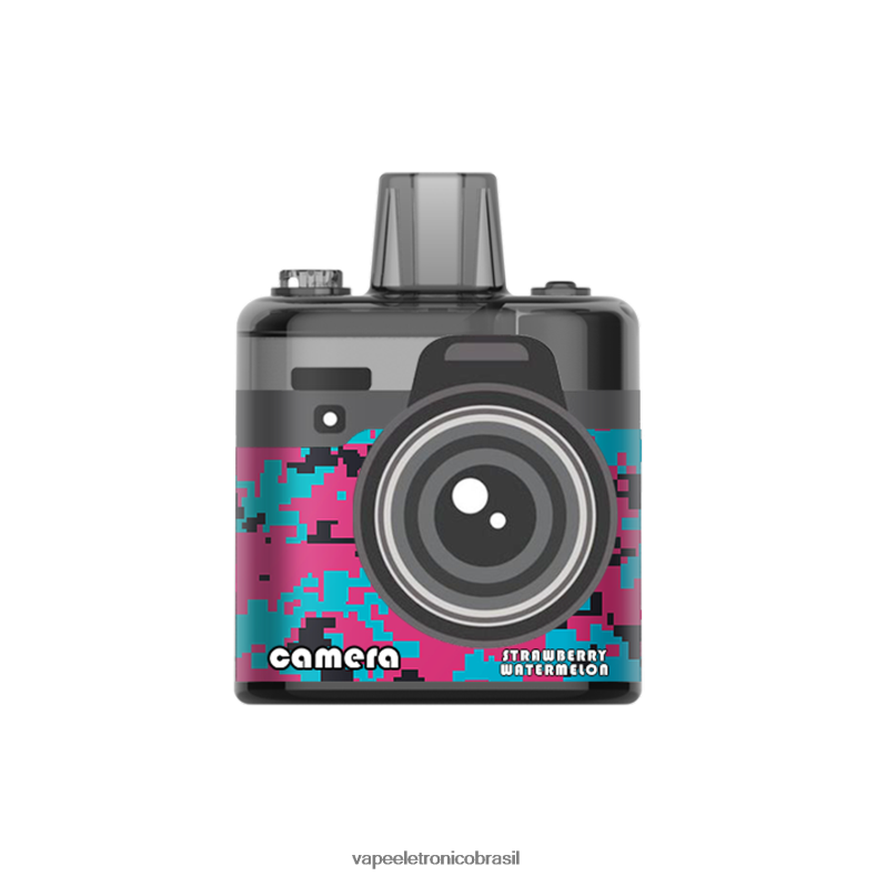 LAVIE Camera 8.000 baforadas melancia morango 4DFH2169 - Vape Descartavel