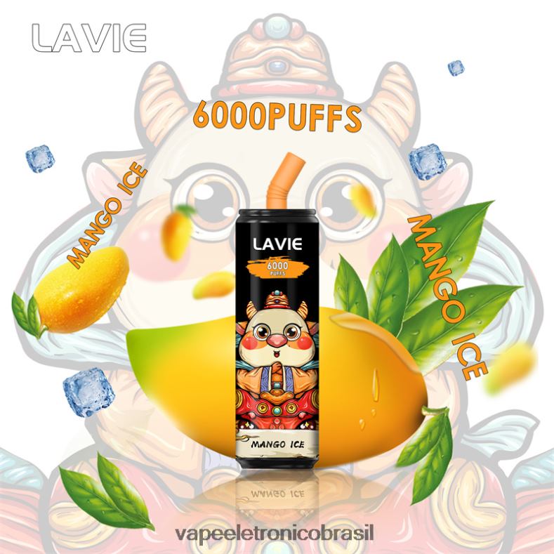 LAVIE Coke BAR 6.000 baforadas gelo de manga 4DFH2270 - Vape Sem Nicotina