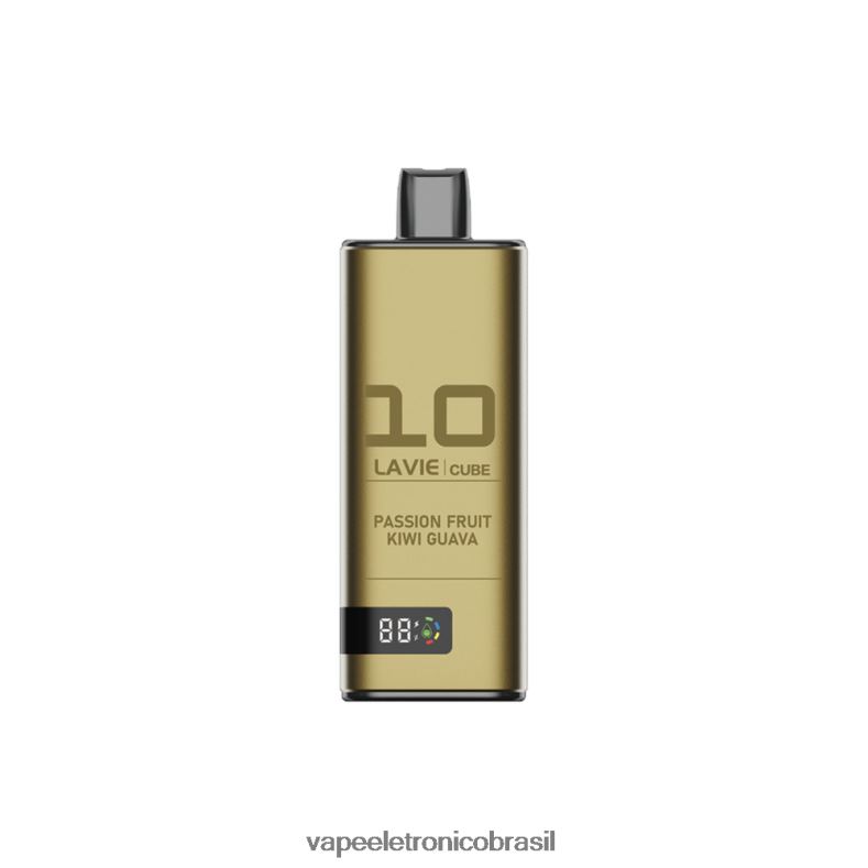 LAVIE Cube 20.000 baforadas maracujá kiwi goiaba 4DFH244 - Vape Descartavel
