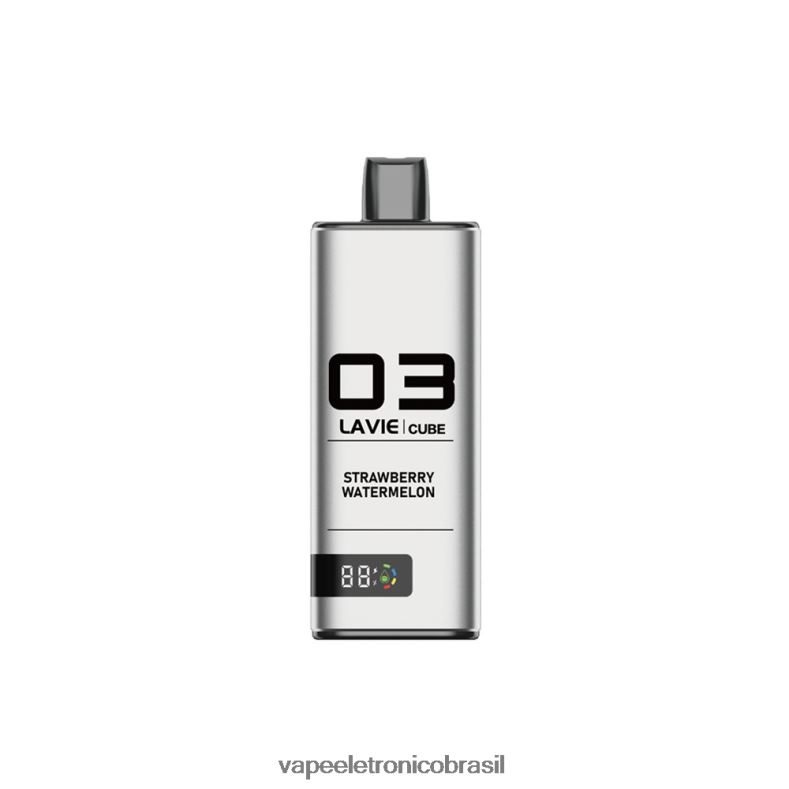 LAVIE Cube 20.000 baforadas melancia morango 4DFH237 - Vape Vaporesso