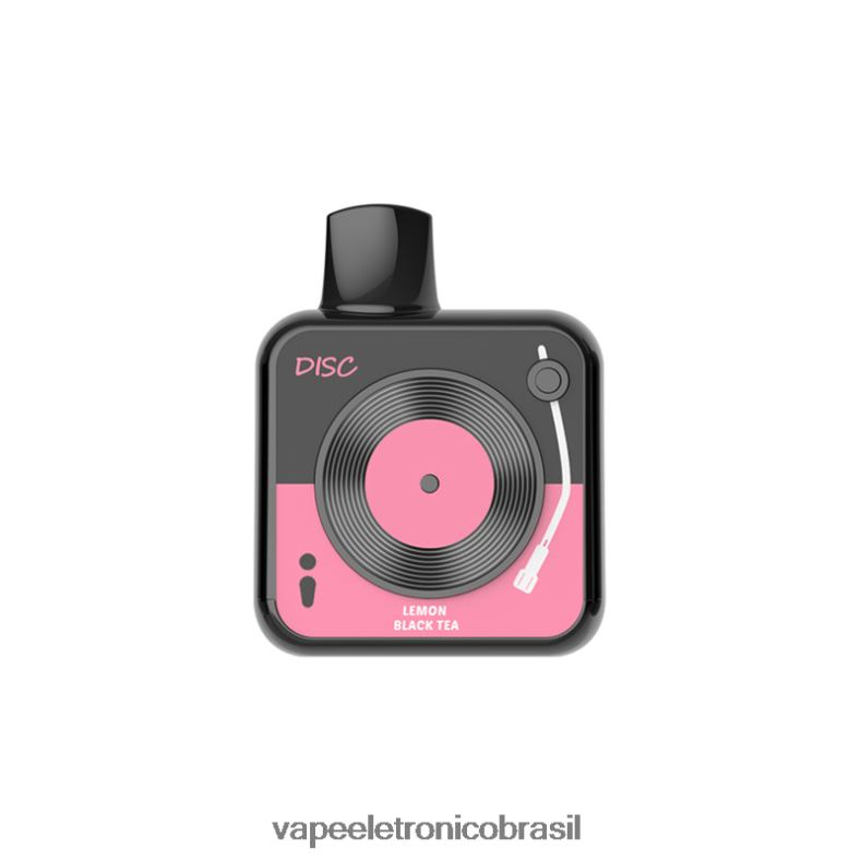 LAVIE DISC 10.000 baforadas chá preto de limão 4DFH2156 - Vape Recarregável