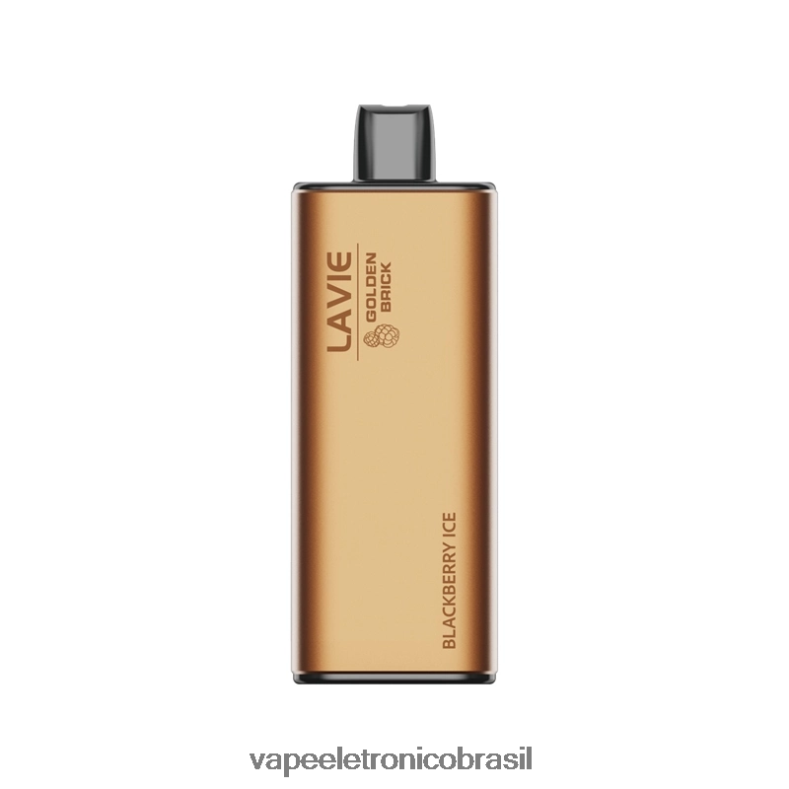 LAVIE GOLDEN BRICK 10.000 baforadas gelo de amora 4DFH253 - Vape Eletronico