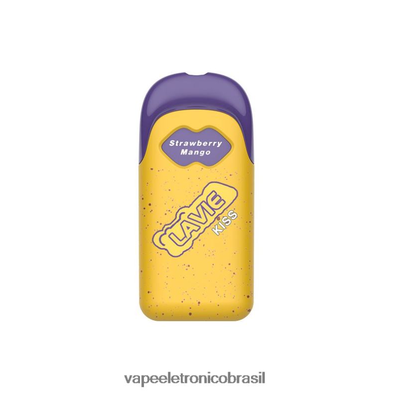 LAVIE KISS 8.000 baforadas manga morango 4DFH2113 - Vape Eletronico