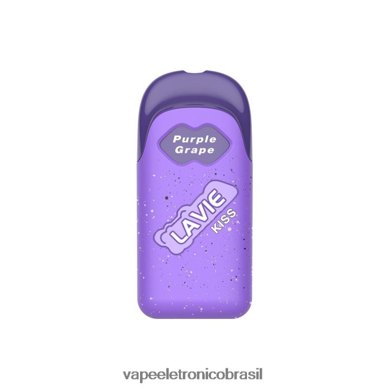 LAVIE KISS 8.000 baforadas uva roxa 4DFH2112 - Vape Vaporesso