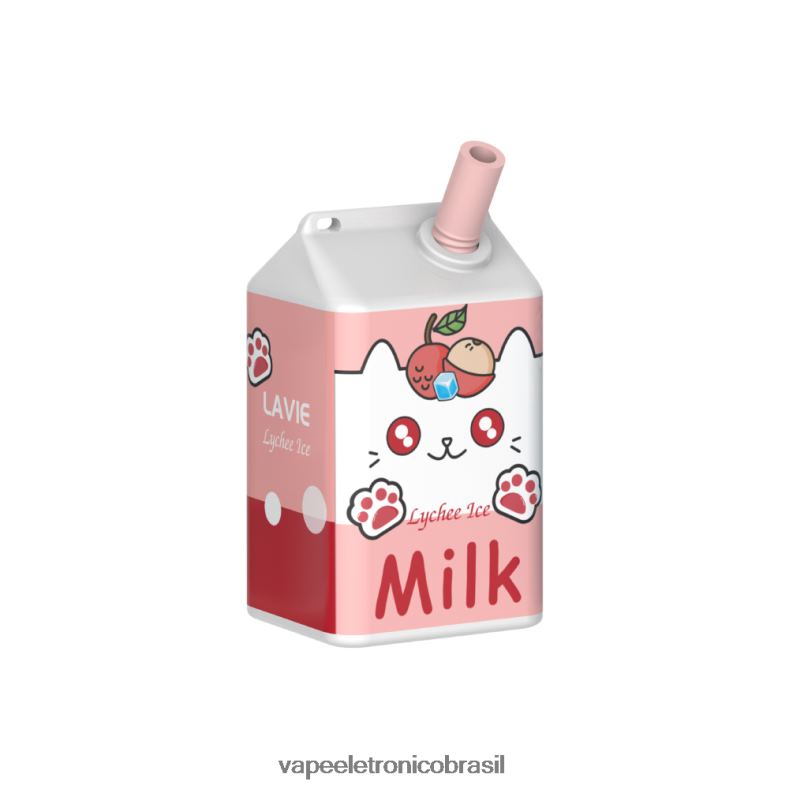 LAVIE MILK 7.000 baforadas gelo de lichia 4DFH2183 - Vape Eletronico