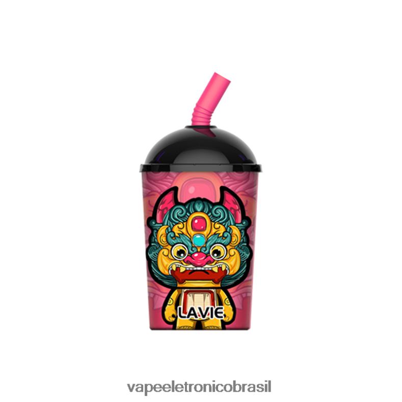 LAVIE Max Cup 8.000 baforadas gelo de manga e morango 4DFH2266 - Vape Recarregável