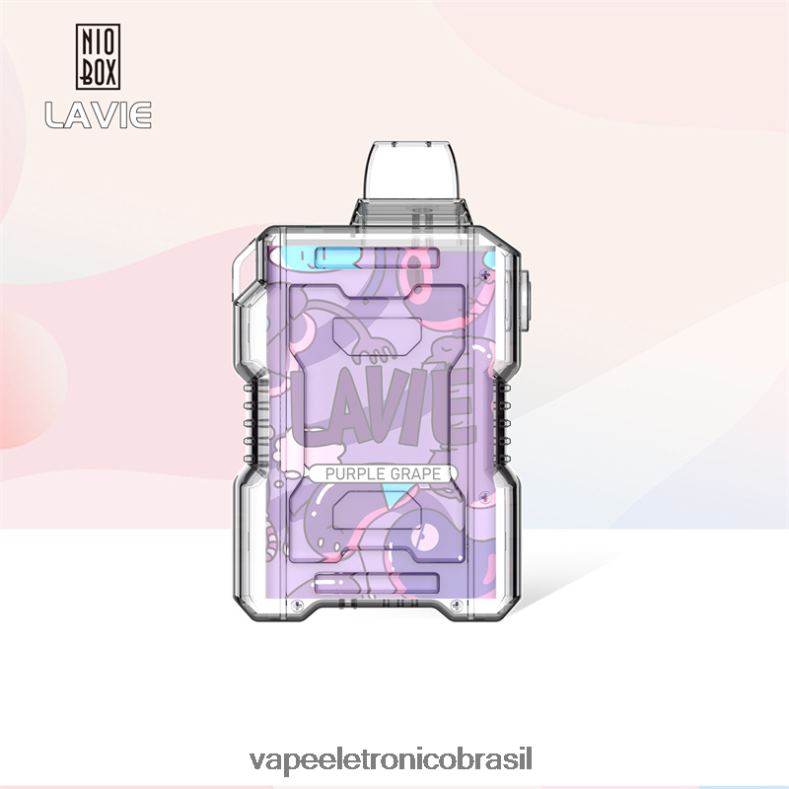 LAVIE NIO BOX 9.000 baforadas uva roxa 4DFH2192 - Vape Vaporesso