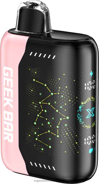 Vape Eletronico GEEK BAR pulso x b-pop de morango 62V89