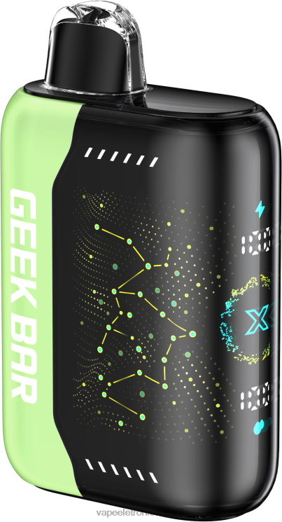 Vape Eletronico GEEK BAR pulso x gelo de maçã azeda 62V815